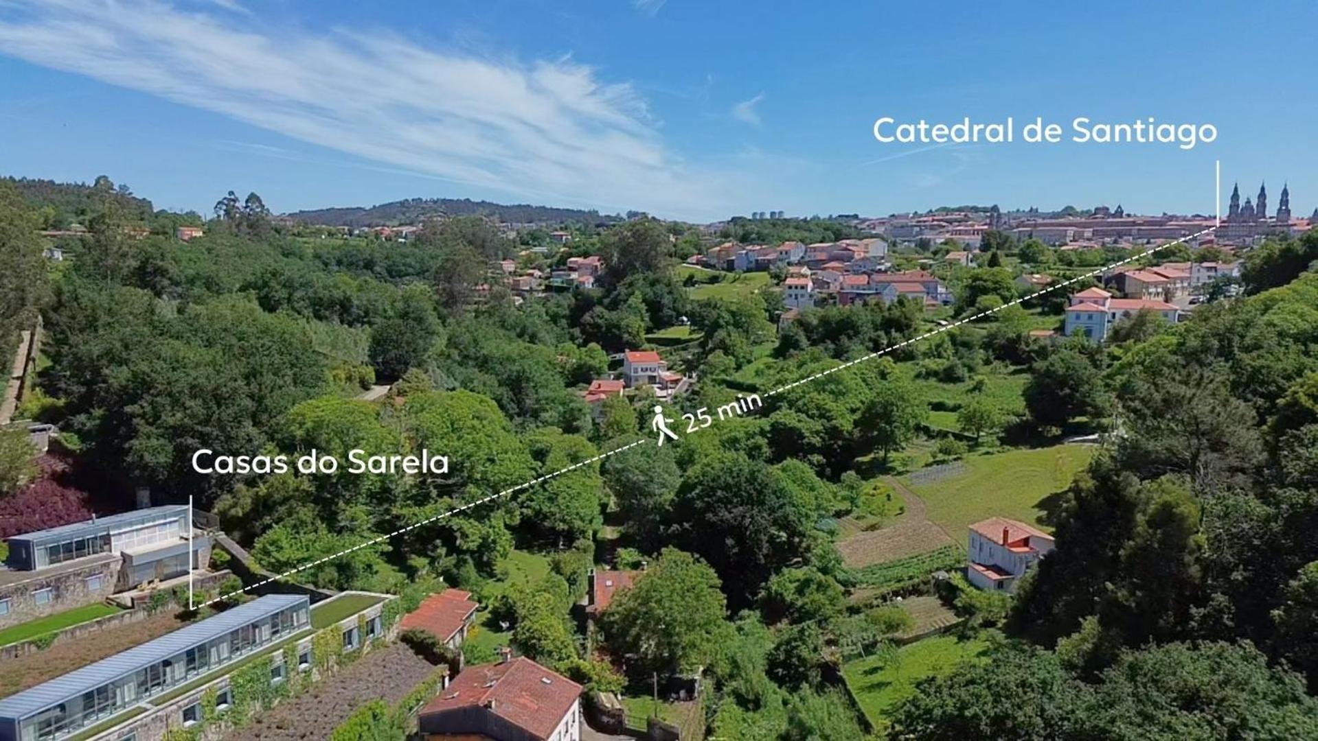 شقة Casas Do Sarela By Upper Luxury Housing سانتياغو دي كومبوستيلا المظهر الخارجي الصورة